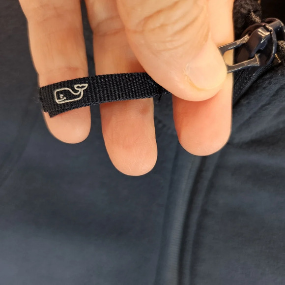 Vineyard Vines Pull Over Top Sz XS Blue Fleece 1/4 Zip Fall Winter Wear - Picture 5 of 10